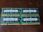 Lot Of 4- Samsung 4GB 2RX8 PC3L-12800S Laptop Memory Ram M471B5273CH0-YK0. Fixed Price $29.85.