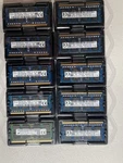 Lot Of 10 8GB 2RX8 DDR3 PC3L-12800S Laptop Ram Memory Sodimm Major Brands. Fixed Price $89.00.