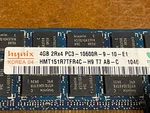 1X 4GB Hynix HMT151R7TFR4C-H9 2RX4 PC3-10600R Ecc Server Memory Ram. Fixed Price $10.00.