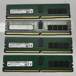 32GB (4X8GB) Micron DDR4 2400T 1RX8 Ecc Registered Memory MTA18ASF1G72PDZ2G3B1QG. Fixed Price $92.50.