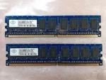 Nanya Ram NT1GT72U89D0BY-AD PC2-6400E-666-13-F1 1GB Server Memory Lot Of. Fixed Price $12.95.