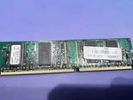 Samsung 128MB DDR1 PC-2700 (DDR-333) Desktop Ram M368L1624FTM-CB3. Fixed Price $19.99.