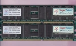 2GB 2X1GB PC3200R DDR-400 Ecc Reg Super*talent D32RB1GW Memory Kit DDR1 PC-3200R. Fixed Price $18.98.