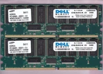 2GB 2X1GB PC1600R DDR-200 Samsung M383L2828ET1-CA0Q0 Dell D632EX.D Ecc Rdimm Kit. Fixed Price $18.98.