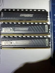 Crucial Ballistix Tactical Lt Gray 12GB (3X4GB)3000MHZ DDR4 BL111SV.4M. Fixed Price $75.00.