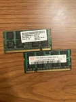 Hynix 1GB 2RX8 Laptop Memory Ram, PC2-5300S-555-12, HYMP512S64CP8-Y5 Ab 0719. Fixed Price $15.00.