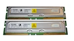 Toshiba Memory Modules 256MB PC800-45 Rdram Rimm 184-PIN Rambus THMR1E8E-8. Fixed Price $24.99.