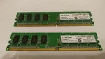 Crucial 1GB Ram DDR2 Memory Sticks CT12864AA667.I8F PC2-5300. Fixed Price $7.00.