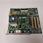 Compaq TR100 P/n: 21490 Motherboard W/ Intel Celeron SL5VR X 256MB RAM...W9S6. Fixed Price $130.00.