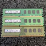 Samsung 12GB DDR3 PC3-10600U Dimm Memory Ram 3X4GB M378B5273DH0-CH9. Fixed Price $30.00.