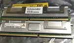 Qimonda HYS72T128520HFD-3S-B PC2-5300F-555-11-B0 1GB Server Memory Ram. Fixed Price $6.00.