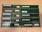Bulk Lot Of 10 8GB DDR4 1RX8 PC4 Mixed Speeds Dimm Ecc Server Ram Memory. Fixed Price $190.00.