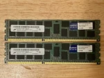 Gently Used Micron 16GB Kit, PC3L-10600R-9-11-E2. Fixed Price $15.00.