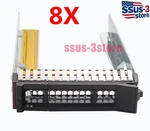 8X Lenovo 2.5" Sas Sata Hdd Caddy For ST250 ST550 SR550 SR650 SR850 17A06246. Fixed Price $54.50.