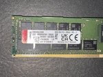 Kingston PC4-25600 (DDR4-3200AA) 32GB Server Memory Ram KSM32RD4/32HDR. Fixed Price $250.00.