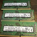 Sk Hynix DDR4 So-dimm 8GB (PC4-2400T 260-PIN Ecc HMA81GS6AFR8N-UH. Fixed Price $15.00.