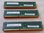 Lot Of 12 Samsung 8GB 2RX4 PC3-10600R-09-10-E1-P1 Ecc M393B1K70CH0-CH9 Server. Fixed Price $60.00.