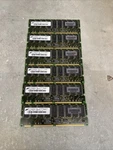 Lot Of Micron 256MB PC133 Ecc Sdram 168-PIN Dimm CL3 Memory Modules. Fixed Price $49.99.