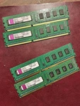 Kingston 4GB Kit 4X1GB DDR3 1333MHZ PC3-10600U Dimm. Fixed Price $13.00.