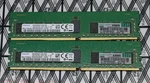 Samsung (2X16GB) DDR4-2933Y Rdimm M393A2K40CB2 Server Memory Ram Matched PC4. Fixed Price $185.00.