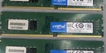 Crucial 8GB DDR4 2400 Mhz PC4-19200 CT8G4DFD824A Dimm 240-PIN Desktop Memory. Fixed Price $20.00.