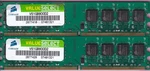 2GB 2X1GB PC2 6400 Corsair VS1GB800D2 DDR2-800 Desktop Ram Memory Kit 240-PINS. Fixed Price $7.20.