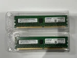 (pair) 2GB 2RX8 PC2-6400E DDR2 Ecc Udimm Crucial Micron MT18HTF25672AZ-80EH1. Fixed Price $23.00.
