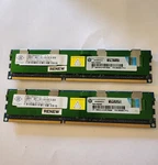2X8GB DDR3 Ecc 1333MHZ PC3-10600R Nanya Ram Memory Module NT8GC72B4NB1NJ-CG. Fixed Price $18.29.