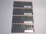 4GB Netlist Ddr Ecc Memory 4X 1GB NL9127RD64042-D 21JN. Fixed Price $121.72.