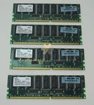 Hp 202171-B21 Compaq 2048MB Server Memory Kit PC1600 (4X512) Zy. Fixed Price $75.00.