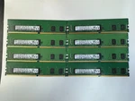 Sk Hynix 32GB (8X4GB) DDR4 2400MHZ PC4-2400T HMA451R7AFR8N-UH Server Memory *qty. Fixed Price $79.99.