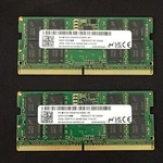 Micron 32GB Kit 2X16GB DDR5 Sodimm 1RX8 PC5 5600B Laptop Ram Tested. Fixed Price $315.00.