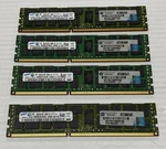 Lot Of 4X 8GB(32GB) Hp 500205-171 PC3-10600R DDR3-1333 Ecc Server Memory Samsung. Fixed Price $79.03.