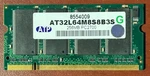 AT32L64M8S8B3S/K4H56 Atp 256MB PC2700 DDR-333MHZ. Fixed Price $8.00.
