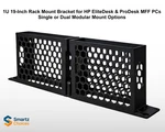 1U 19-INCH Mount Bracket For Hp Elitedesk & Prodesk Mff Pcs Single/dual. Fixed Price $39.99.