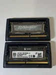 Crucial 32GB Ballistix Sport Lt-laptop RAM-DDR4-2666 MEMORY-2 Module Kit. Fixed Price $119.94.
