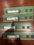 Micron 4GB 1RX8 PC4-2400T RD1-11. Fixed Price $100.00.