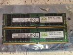 32GB Samsung/nemix DDR4-2400 Ecc Registered Rdimm Server Memory, 64GB Total. Fixed Price $340.00.