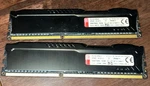 Hyperx 8GB PC3-12800U 1600MHZ DDR3 Desktop Memory Ram HX316C10FBK2/8. Fixed Price $14.99.