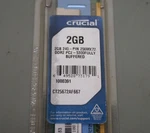Crucial Tech CT25672AF667 2GB 256MX72 DDR2 PC2-5300 Fully Buffered Ram 1A. Fixed Price $33.00.