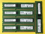 Lot Of Micron 4GB 2RX8 PC3-10600U-9-10-B0 MT16JTF51264AZ-1G4D1. Fixed Price $21.99.