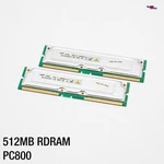 512MB 2X256MB Rdram PC800 Rimm Ecc Samsung MR18R1628AF0-CM8 800-40 Server. Fixed Price $59.16.