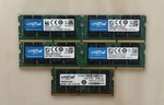 Lot Of 5 Crucial 8GB DDR4-2133 Sodimm Laptop Memory CT8G4SFD8213 1.2V. Fixed Price $147.50.