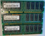 MT8LSDT1664AG-133B1 128MB PC-133 Micron PC133 3.3V Sdram 168PIN Non Ecc Reg. Fixed Price $9.99.