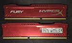 Kingston Hyperx Fury (HX318C10FR/4) 8GB Kit (2X4GB) 1866MHZ DDR3 Memory. Fixed Price $15.00.