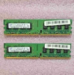 4GB (2X2GB) DDR2 800 Samsung/acer M378T5663EH3-CF7 Desktop Dimms PC2-6400U Ram. Fixed Price $17.95.