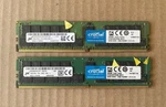 2X Damage Crucial Micron PC4-2666V MTA36ASF2G72PZ-3G6D1 CT32G4RFD4266.36FD1. Fixed Price $300.00.