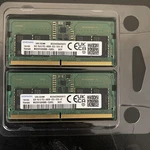 Samsung 16GB DDR5 5600MHZ PC5-5600B Sodimm Laptop Memory Ram 2X8GB Kit. Fixed Price $114.99.