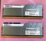 G.skill Tridentz Rgb 32GB (16GBX2) DDR4 3000MHZ Ram F4-3000C16D-32GTZR. Fixed Price $145.00.