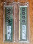 Nib Crucial 2X 2GB (4GB) 240 Pin Dimm 256MX64 DDR3PC3-10600 CT25664BA1339. Fixed Price $15.00.